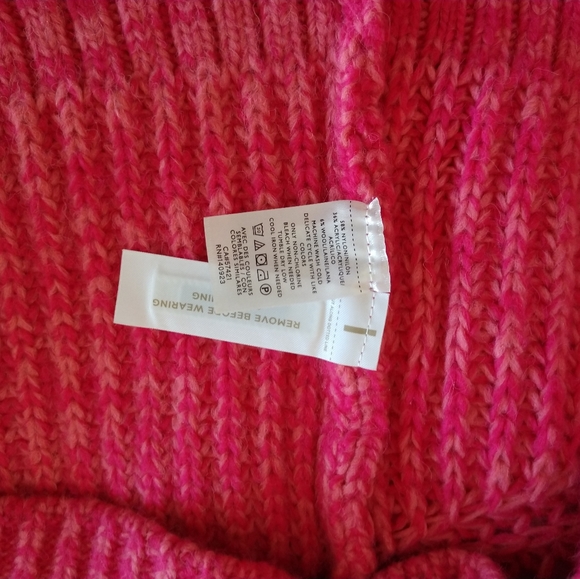 NWT Loft pink cable knit sweater, PXS - Picture 7 of 7